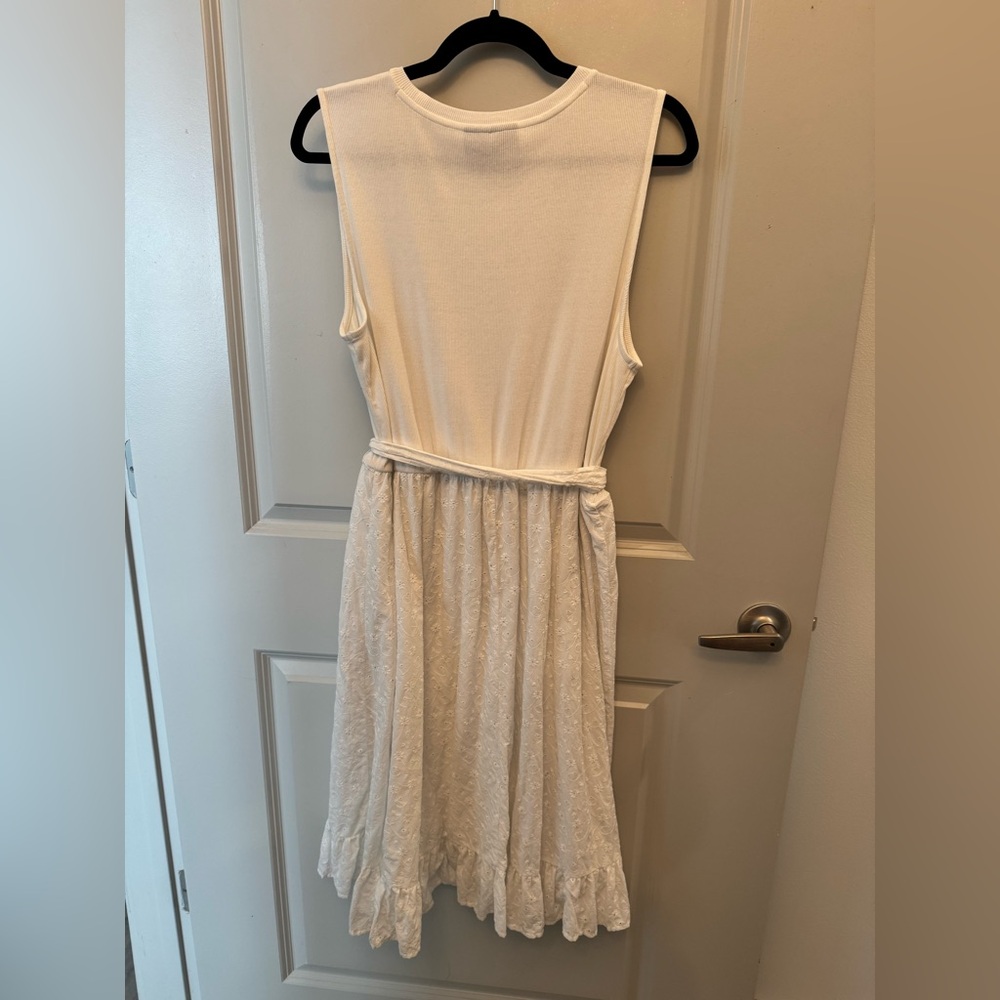 White sun dress